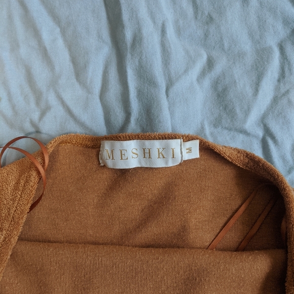 Meshki terry orange halter dress - Picture 4 of 4